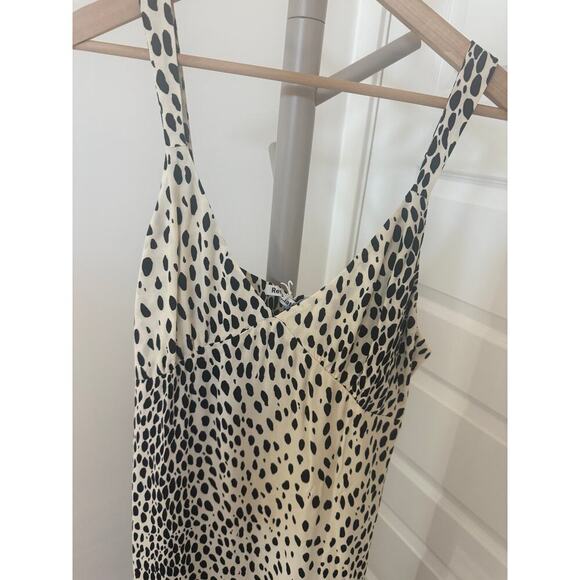 Reformation Lynda Cheetah Dress Size 10 - Picture 3 of 14